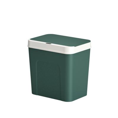 China Sustainable Smart Automatic Refillable Rectangular Refillable Waste Bin 12L Waste Bins Smart Trash Bin for sale