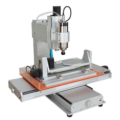 China Building Material Stores Desktop HY- 6040 5 Axis Mini CNC Router Engraving Machine Wood Router for sale