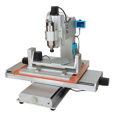 China Desktop Building Material Shops HY- 6040 5 Axis Mini CNC Router Engraving Milling Drilling Machine With 1500W 2200W Spindle for sale