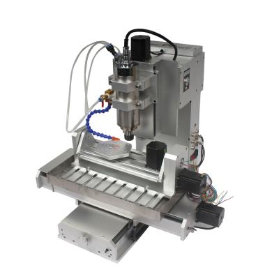 China Building Material Shops USB Port Small Desktop 5 Axis CNC Milling Machine HY-3040 HY- 6040 Engraving Machine for sale