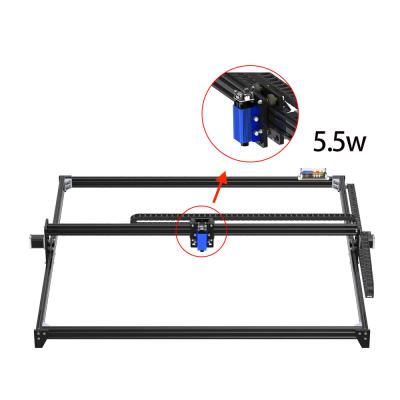 China Laser Engraving CNC Laser Cutter Machine TTL PMW Control 1*1m 0.5W 2.5w 5.5w 15W DIY Laser Engraving Machine for sale