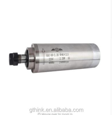 China CNC Router 2200W 80mm Diameter Spindle Milling Motor with ER 20 Bushings for Mini CNC Router for CNC6040/6090 for sale