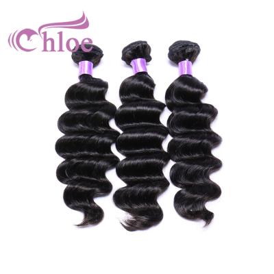 China Full Thick From Weft To End Loose Deep Wave Hair Extensions New Wave Natural Raw Virgin Brazilian Human Hair for sale