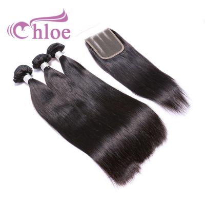 China Full Thick From Weft To End 10A Virgin Human Hair 100% Double Color Peruvian Unprocessed Straight Natural Curly Hair Weft Bundles for sale