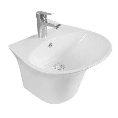 China New Art Modern Hand Wash Basin White Ceramic Wall-Hung Basin from XICI Modern for sale