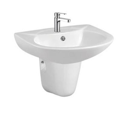 China XICI Modern White Ceramic Wall-hung Hand Basin Basin Wall Hung Cheap Pedestal Wash Basin China Sinks for sale