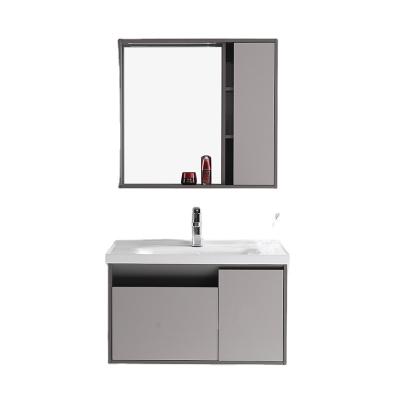 China XICI Modern Aluminum + PVC Bathroom Cabinet Mirror Cabinet Bathroom Cabinet Vanity for sale