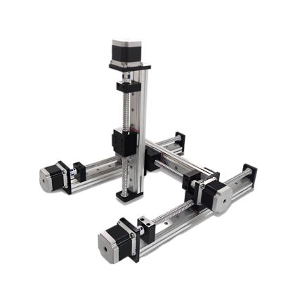 China XYZ Linear Guide Rails Customizable Ball Screw Multiaxial Linear Motion Stage for sale