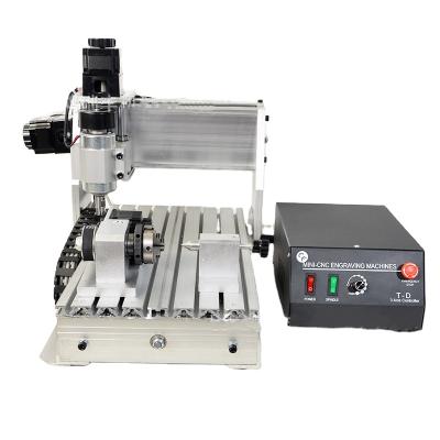 China Wood/PCB/Acrylic/Leather/Plywood 3020T-4 4 Axis CNC Machine Router with Free Bit 4 Axis CNC Wood Engraving Machine for sale