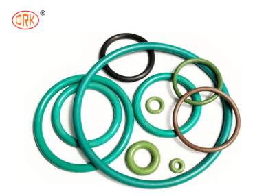 China Groene FVMQ Fluorosilicone Hittebestendig O Ring Manufacturers voor het Materiaal van de Raffinageolie Te koop