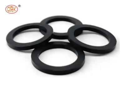 China Zwarte waterdichte platte ring NBR 70 Shore rubber washer voor onderwaterapparatuur Te koop