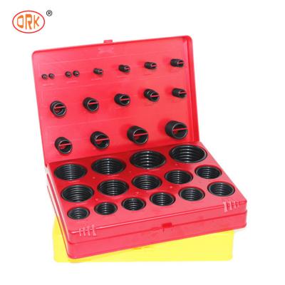 China NBR O Ring Box 419PCS 30size 90 Durometer O Ring Kit Rubber O Rings Assorted Set for sale