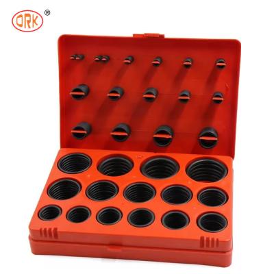 China PG Standard Metric Matte 90 Durometer O Ring Kit Assortment 397 Peças Kit de anéis O hidráulicos à venda