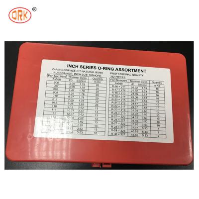 China As568 Standard Inch Serious NBR70 O-Ring Kit Assortment 382 peças à venda