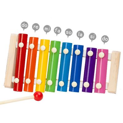 China Toy Knock On The Xylophone Musical Children's Educational Instrument, Wooden Music Piano 2 Mallets Baby Toys for sale