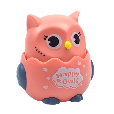 China 36 Months+ Press and Go Happy Owl Sliding Friction Animal Cute Little Owl For Children Toys for sale