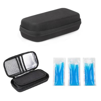 China HongJun Eva Ice Bag Custom Travel Waterproof Case Dustproof Shockproof Travel Insulin Cool Case For Diabetes for sale