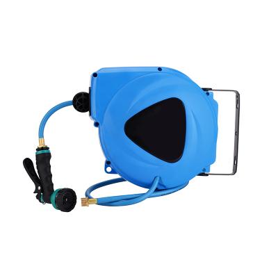 China Supplier Adjustable Garden And Car Wash All Kinds Of Hose Length Automatic Telescopic Wall Mounted Hose Reel for sale