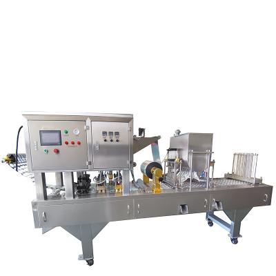 China Beverage Jelly Cup Honey Cup Filling Sealing Machine for sale