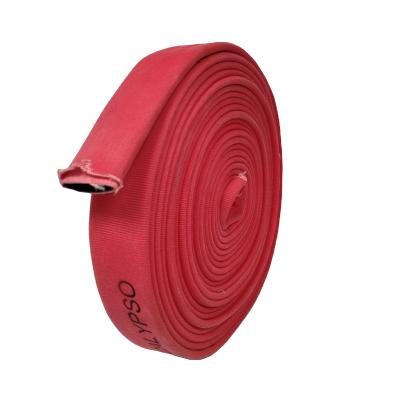 China Firefighting Fire Hose Red Jacket EPDM Coating Cotton 400psi-2/1.5