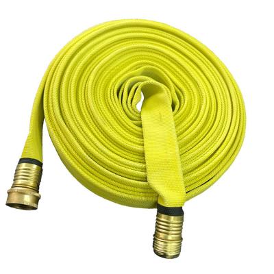 China High Pressure Proof / Excellent Abrasion Resistance Indoor Outdoor Fire Hydrant Used 19mm EPDM / Rubber Water Flow Forestry Fire Hose With GHT Fitting for sale