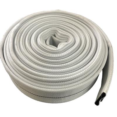 China High Pressure Proof / Excellent Abrasion Resistance 250psi X 30m Flexible Fire Proof Fire Hydrant Hose Canvas Fire Hose for sale