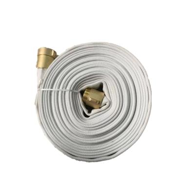 China Easy Rolling / High Pressure Proof / Excellent Abrasion Resistance Fire Fighting Hose With NPT Fitting And Spout for sale