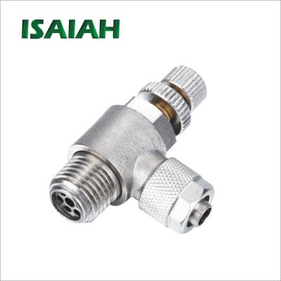 China Advertising Company Air Fitting Made In China Brass Connector Speed ​​Air Control Valve for sale