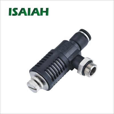 China Advertising Company Pneumatic Component Air Flow Speed ​​Control Quick Valve With Muffler for sale