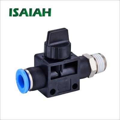 China Hotels Pneumatic Air Hose Fitting Plastic Hand Valve in Ningbo China for sale