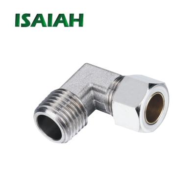 China Advertising company factory direct sale quick fitting pneumatic brass compression air fitting for sale