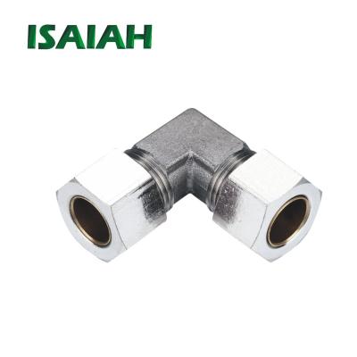 China Ningbo 90 Pneumatic Compression Fitting Copper Brass Pipe Fitting Advertising Company for sale