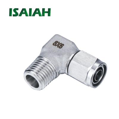 China Wholesale High Quality Advertising Company China Connector 316 Material Quick Press In Fitting Stainless Steel Pneumatic Fitting for sale