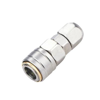 China Advertising company high quality cheap pneumatic parts pneumatic stainless air duct fitting quick couplers for sale