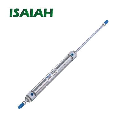 China Advertising Company JIS Standard Double Shaft Small Mini Pneumatic Air Cylinder Acting Stainless Steel for sale