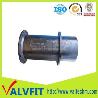 China Ductile Iron Single Flanged Iron Pipe With Puddle Flange for sale