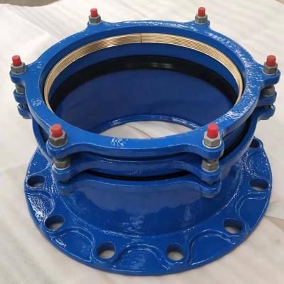 China Pipe Lines Connect BSEN545/ISO2531 PN10/16 Ductile Iron Handle/Retained Flange Adapter For PE Pipe for sale