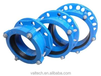 China For AC Steel Pipe Malleable PE PVC Iron Pipe Fittings Universal Flange Adapter ISO2531 BSEN545 for sale