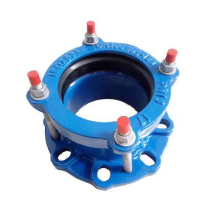 China Water Pipeline Ductile Iron Flange Adapter For PVC for sale