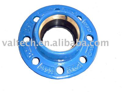 China DN63/DN315 Quick Iron PE Flange Adapter for sale