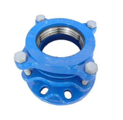 China MALLEABLE IRON Malleable Cast Iron Restrained Flange Adapter And Coupling For PE Pipe for sale