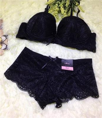 China Ladies QUICK DRY underwear other sexy black quick dry antibacterial viable cup and bra set bra panties for sale