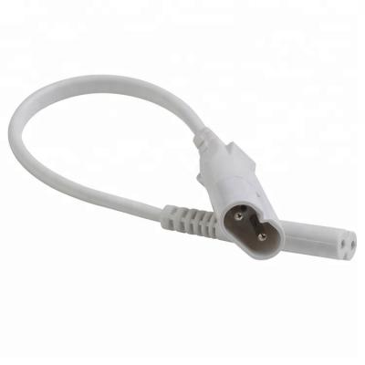 China White Home Appliance UPS C7 Black 2 Pin AC Power Cord Plug To C8 Power 8 Digit Extension Power Cord for sale