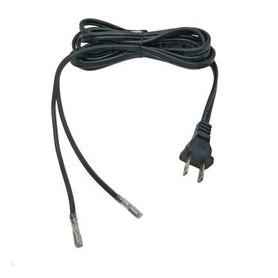 China American Kind Of Home Appliance Mains Cord US NEMA 1-15P American Power Cord 2 Pin Power Cord Plug for sale