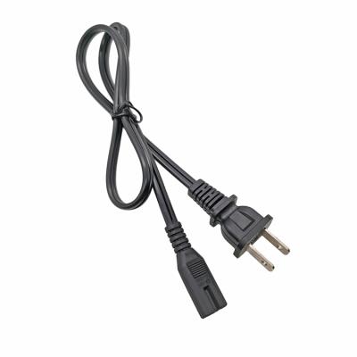 China Home Appliance 2.5A 250V EU AC Current Tie Down Cable IEC 320 C7 2 Prong Power Cord For Hair Dryer for sale