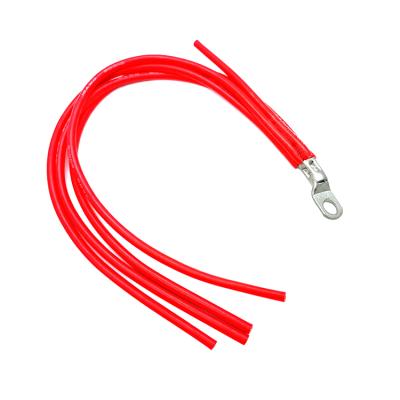 China Custom Red Black Wire EV Battery Terminal Wiring Wire Automobile Silicone Automotive Wiring for sale