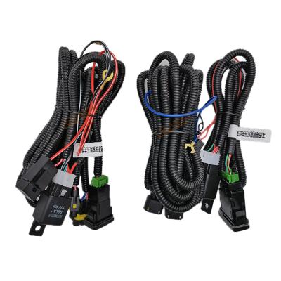 China DC12V LED Light Bar Electronic Wiring Kit On-Off Switch with Fuse for LED Lug Light Bar Wire Harness for sale