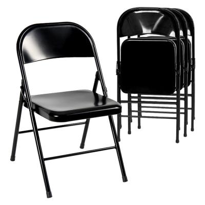 China Modern wholesale commercial metal stackable folding chair for wedding party events for sale