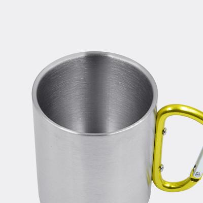 China Modern Metal Coffee Handle Hook Loop Lock Mountaineering Mug for sale