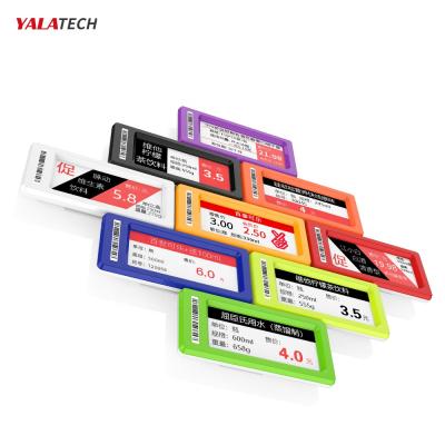 China YalaTech EEL Lite Series Customization Colors Electronic Shelf Label Eink Display Screen Digital Smart Tag YAL213 for sale